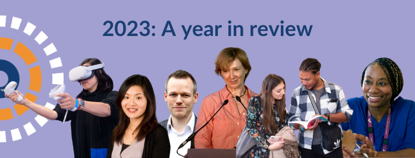 a year in review - composite image of various people highlighted in the news story